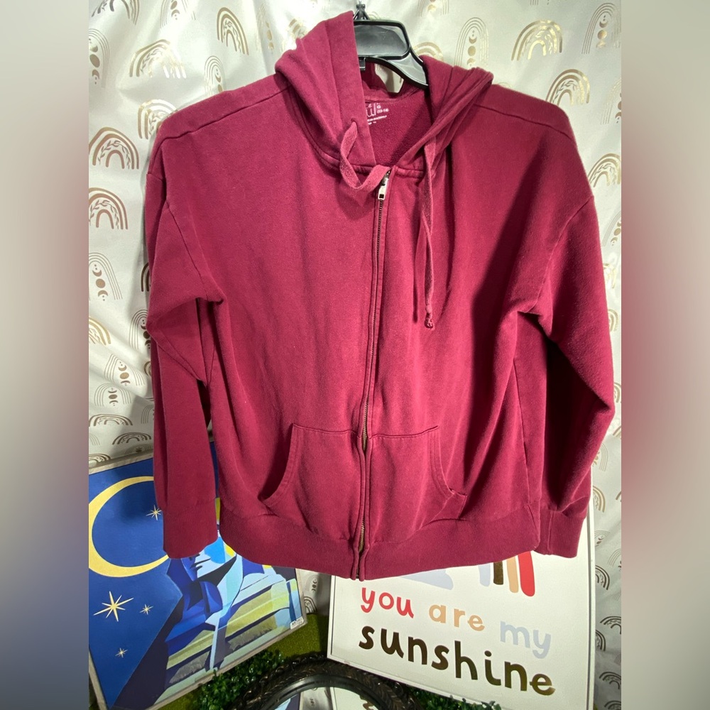 Time and Tru Maroon Hoodie